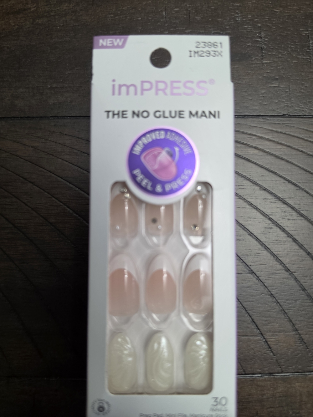 imPRESS Nude & Pearl No-Glue Press-On Nails